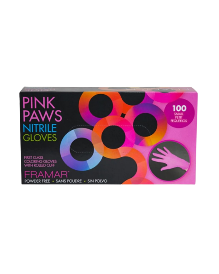 GANT NITRILE ROSE LONG TAILLE S X100 - FRAMAR