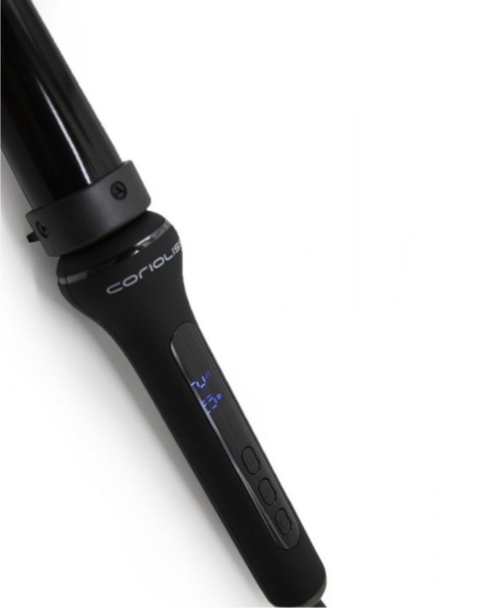 CURLER CONIQUE CERAMIQUE Glamour Wand Black Soft Touch CORIOLISS – Image 3