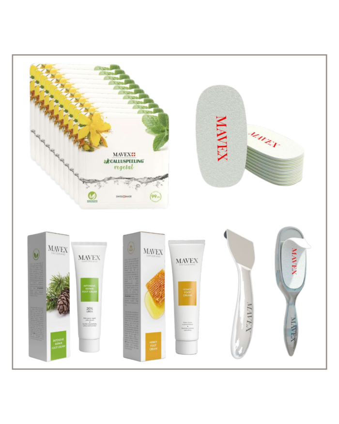 CALLUSPEELING VEGETAL MAVEX KIT COMPLET 10 SOINS