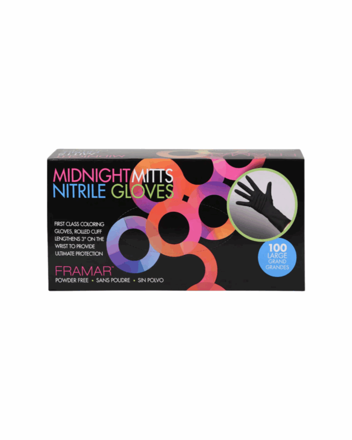 GANT NITRILE NOIR LONG TAILLE L X100 - FRAMAR