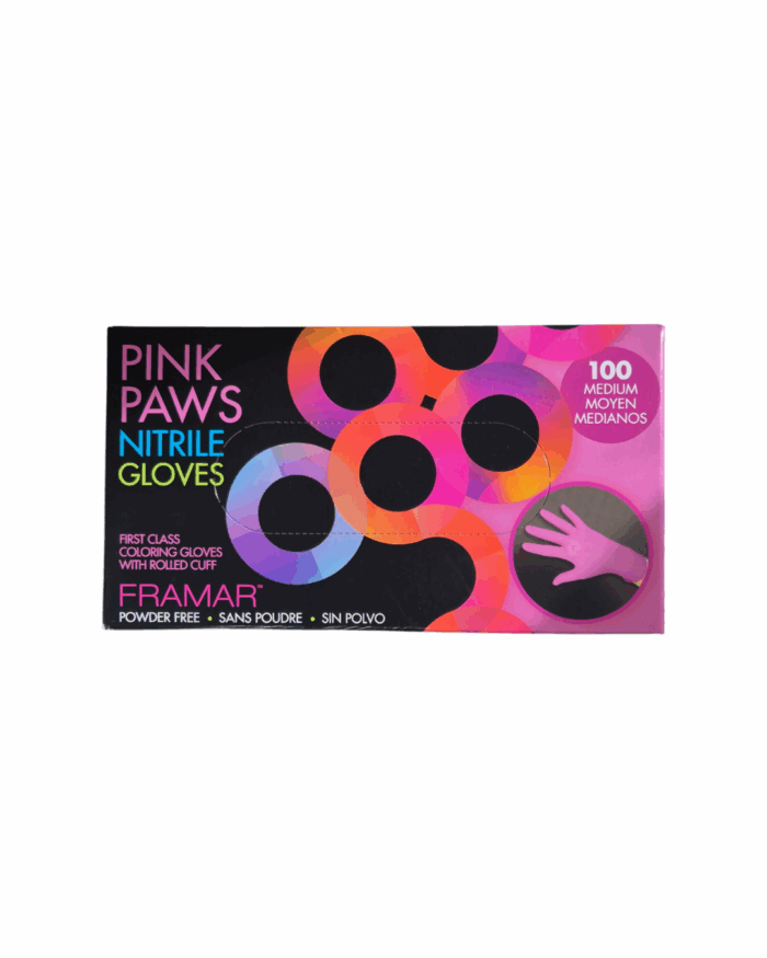 GANT NITRILE ROSE LONG TAILLE M X100 - FRAMAR