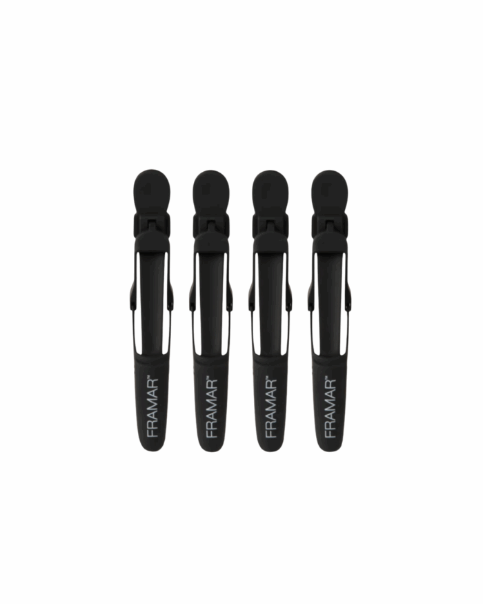 PINCES SEPARE MECHES NOIR X4 - GATOR GRIPS - FRAMAR