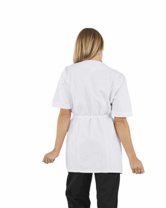 TUNIQUE ESTHETIQUE KIMONO BLANC TAILLE 0-36 – Image 3
