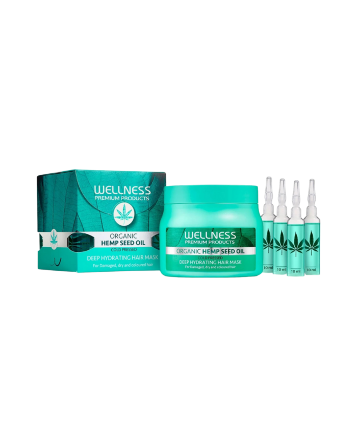 HYDRATION MASQUE 500ML + 4 AMPOULES 10ML WELLNESS