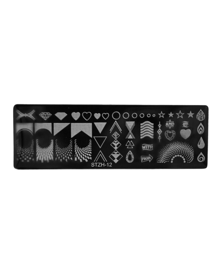 PLAQUE STAMPING MINI THE FRENCH 01