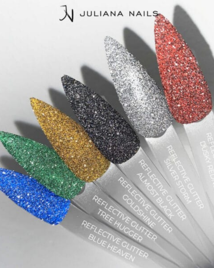 REFLECTIVE GLITTER - ALMOST BLACK – Image 3