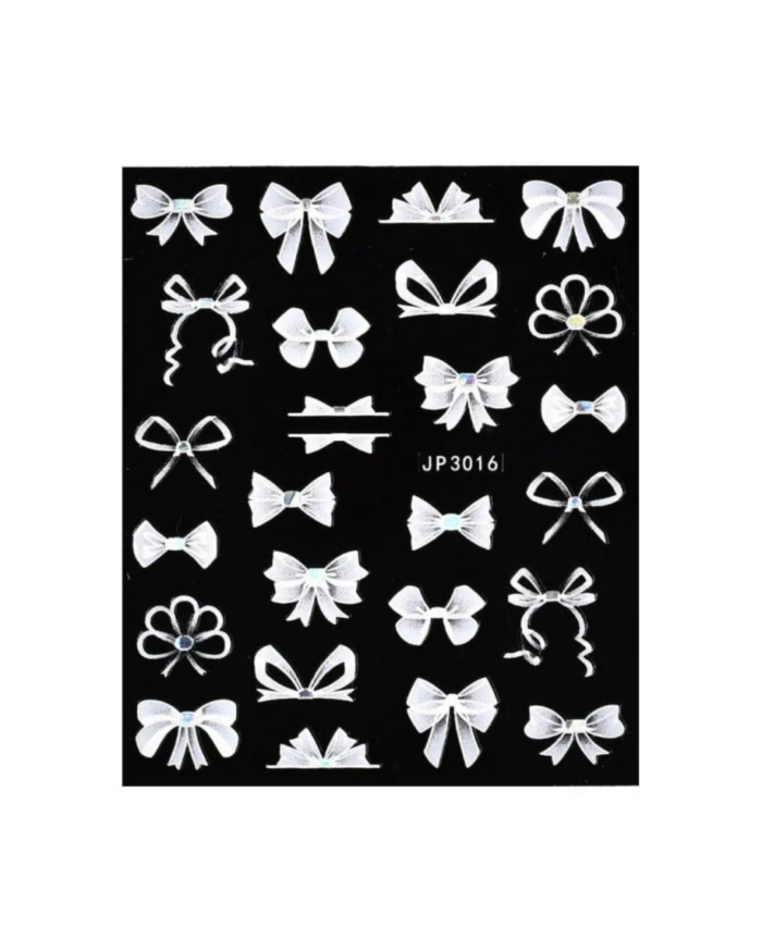 STICKERS 3D WHITE ELEGANCE N°5