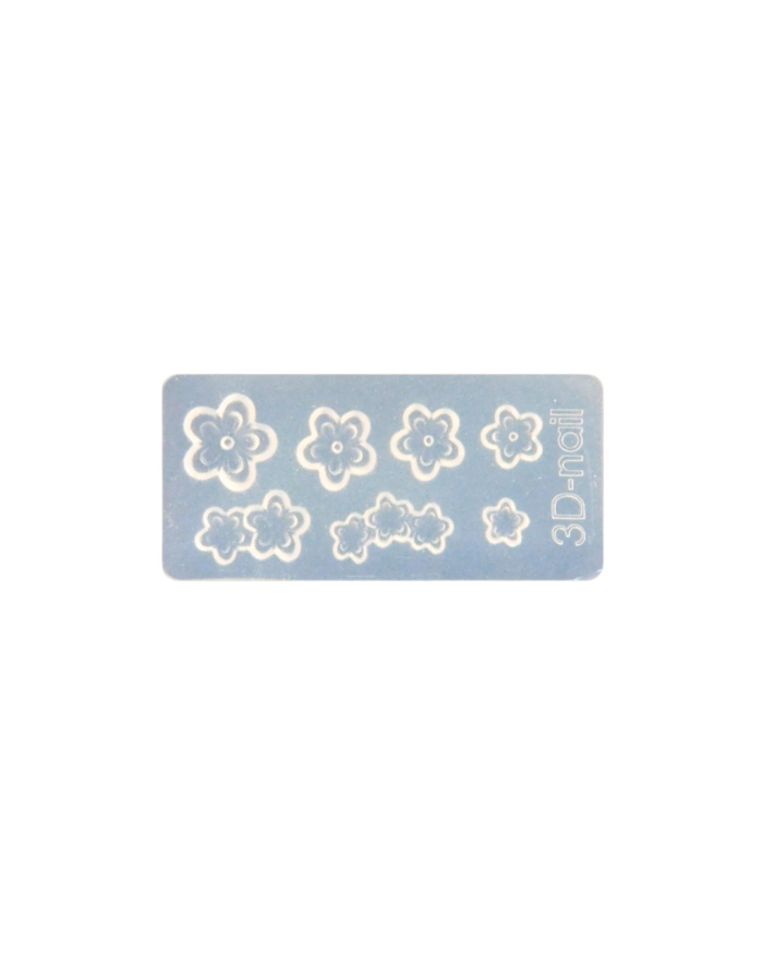 MOULE EN SILICONE 3D - FLEURS III