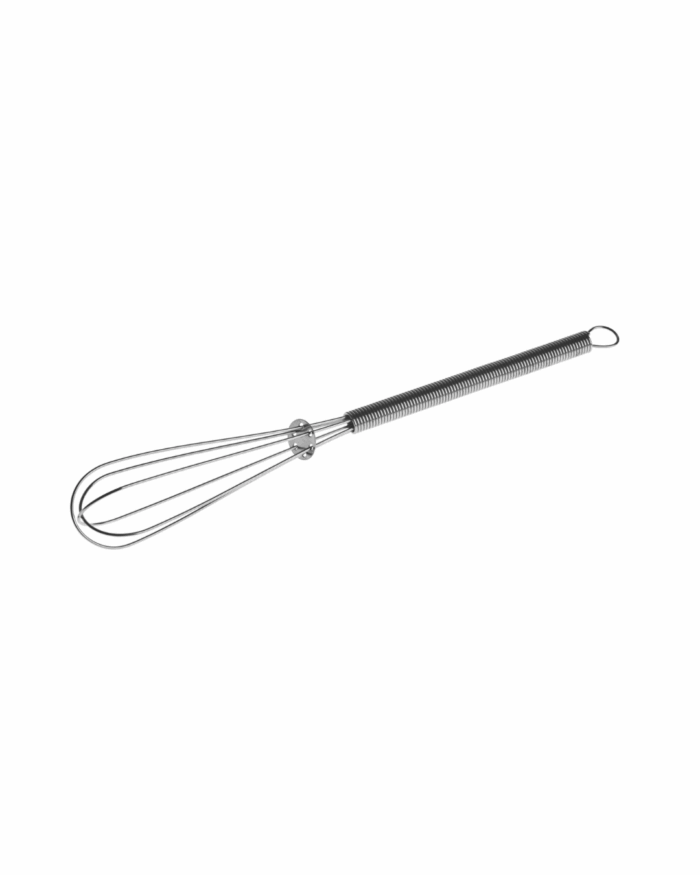 FOUET COULEUR METAL INOXYDABLE