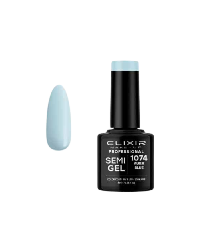 SEMI GEL #1074 AURA BLUE