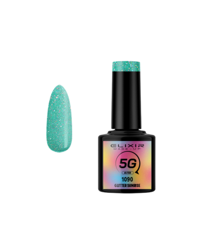 SEMI GEL #1090 GLITTER SUNRISE