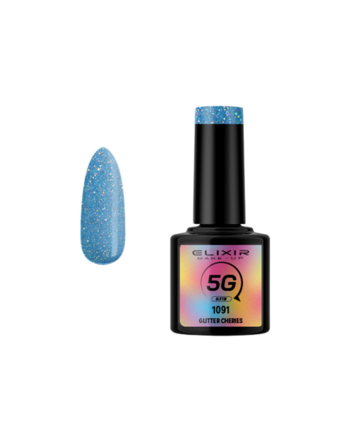 SEMI GEL #1091 GLITTER CHERIES