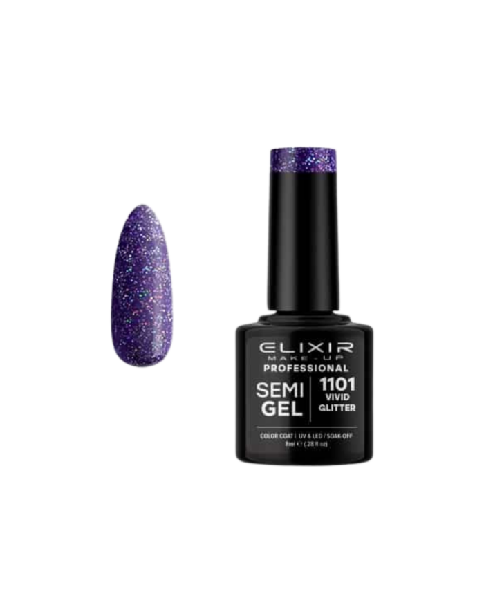 SEMI GEL #1101 VIVID GLITTER