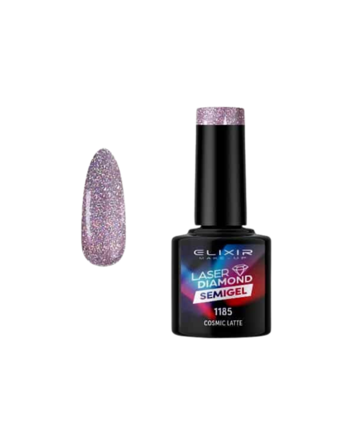 SEMI GEL #1185 LASER DIAMOND COSMIC LATTE