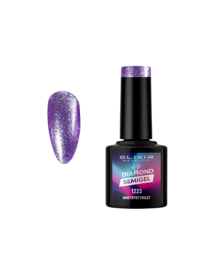 SEMI GEL #1223 DIAMOND AMETHYST VIOLET