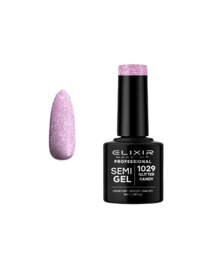 SEMI GEL #1029 GLITTER CANDY