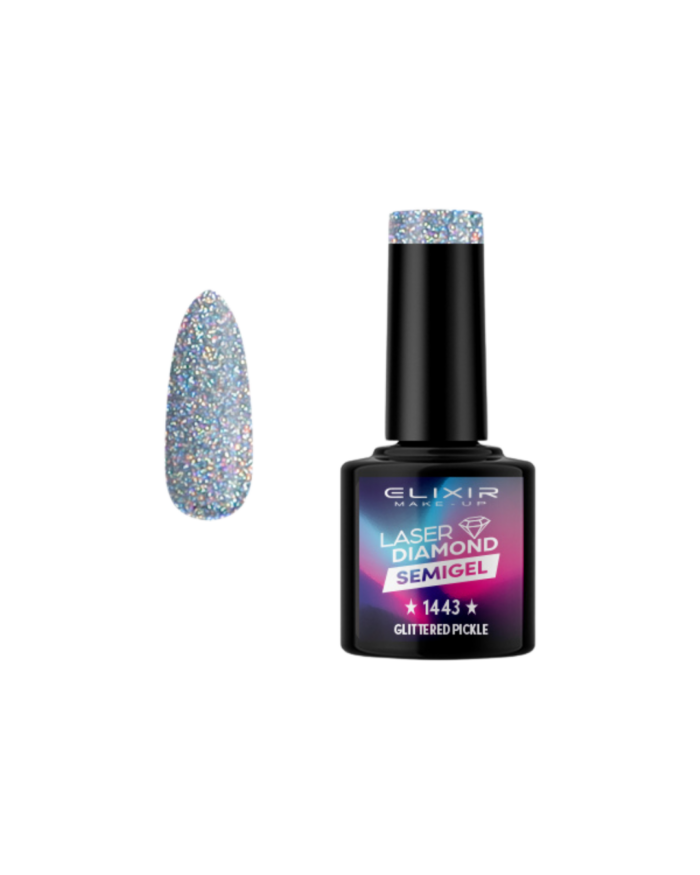 SEMI GEL #1443 GLITTERED PICKLE