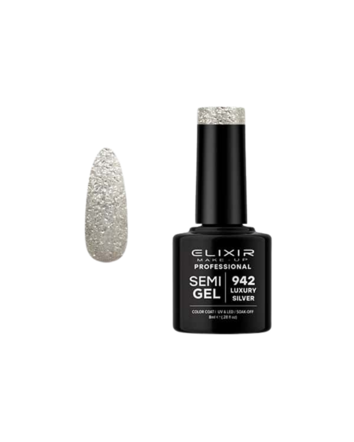 SEMI GEL #942 LUXURY SILVER