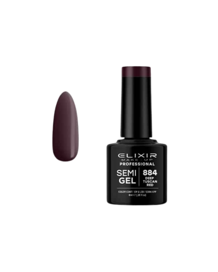 SEMI GEL #884 DEEP TUSCAN RED