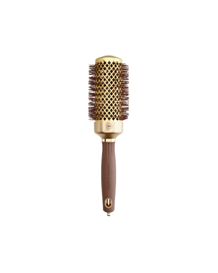 BROSSE EXPERT BLOWOUT SHINE WAVY BRISTLES GOLD&BROWN 45 OLIVIA GARDEN