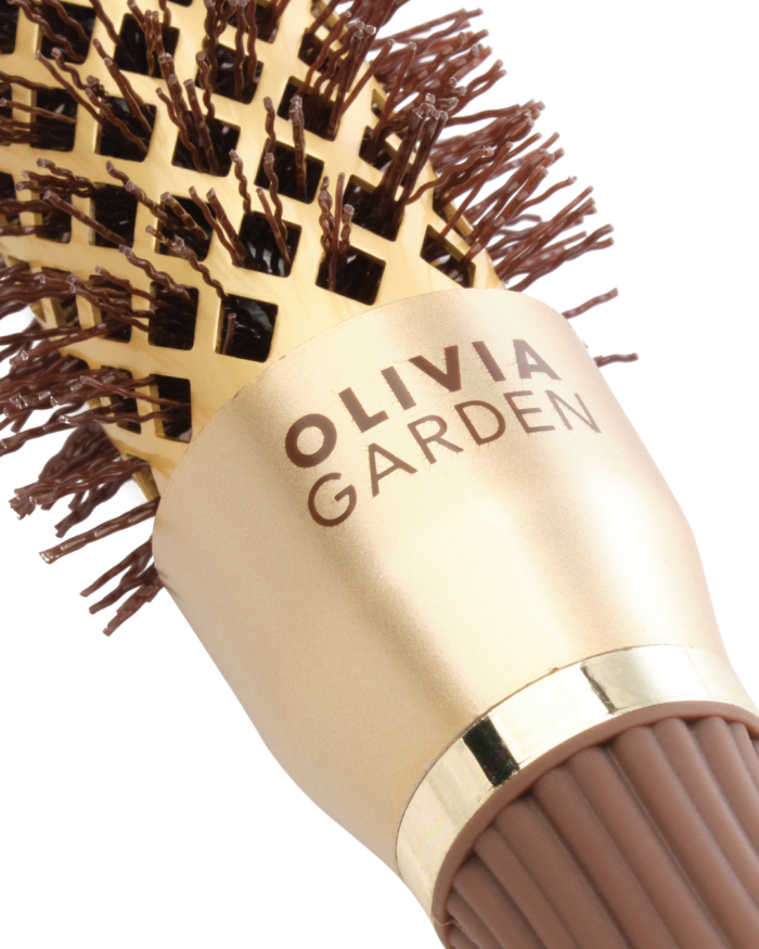 BROSSE EXPERT BLOWOUT SPEED WAVY BRISTLES GOLD&BROWN 25 OLIVIA GARDEN – Image 4