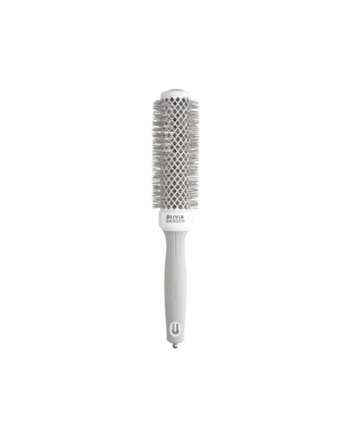BROSSE EXPERT BLOWOUT SPEED WAVY BRISTLES WHITE&GREY 35 OLIVIA GARDEN