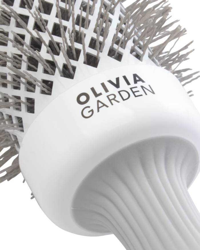 BROSSE EXPERT BLOWOUT SPEED WAVY BRISTLES WHITE&GREY 35 OLIVIA GARDEN – Image 3