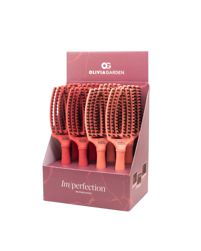 DISPLAY FINGERBRUSH IMPERFECTION 8PCS OLIVIA GARDEN