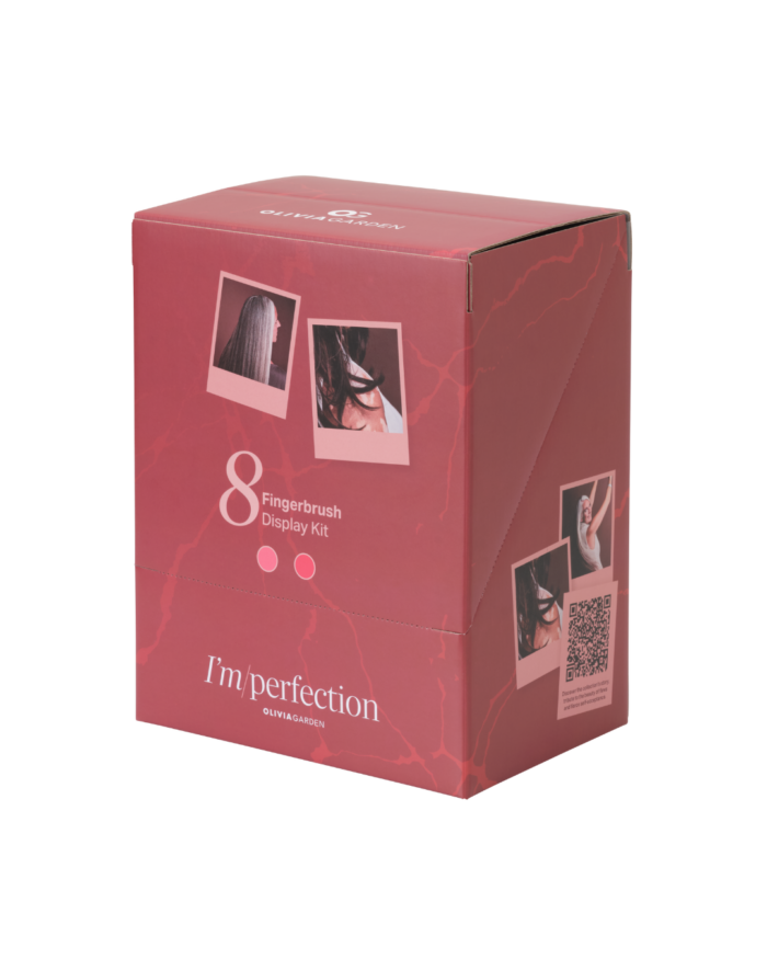 DISPLAY FINGERBRUSH IMPERFECTION 8PCS OLIVIA GARDEN – Image 2