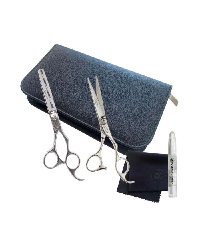 SET CISEAUX 5,75 + SCULPTEUR 6,35 SILKUT OLIVIA GARDEN