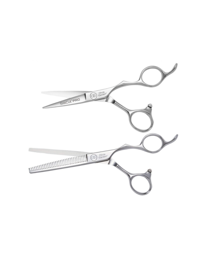 SET CISEAUX 5,75 + SCULPTEUR 6,35 SILKUT PRO OLIVIA GARDEN – Image 2