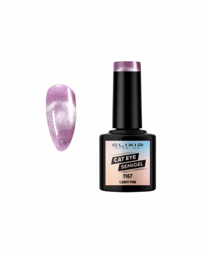 SEMI GEL #1167 CAT EYES CANDY PINK