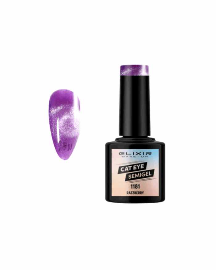 SEMI GEL #1181 CAT EYES RAZZBERRY