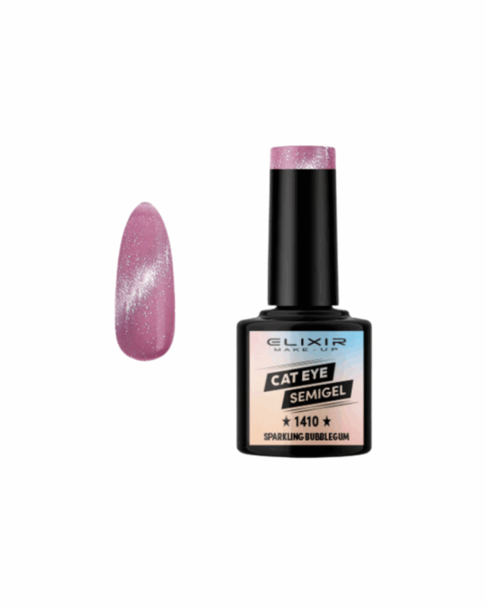SEMI GEL #1410 CAT EYES SPARKLING BUBBLEGUM