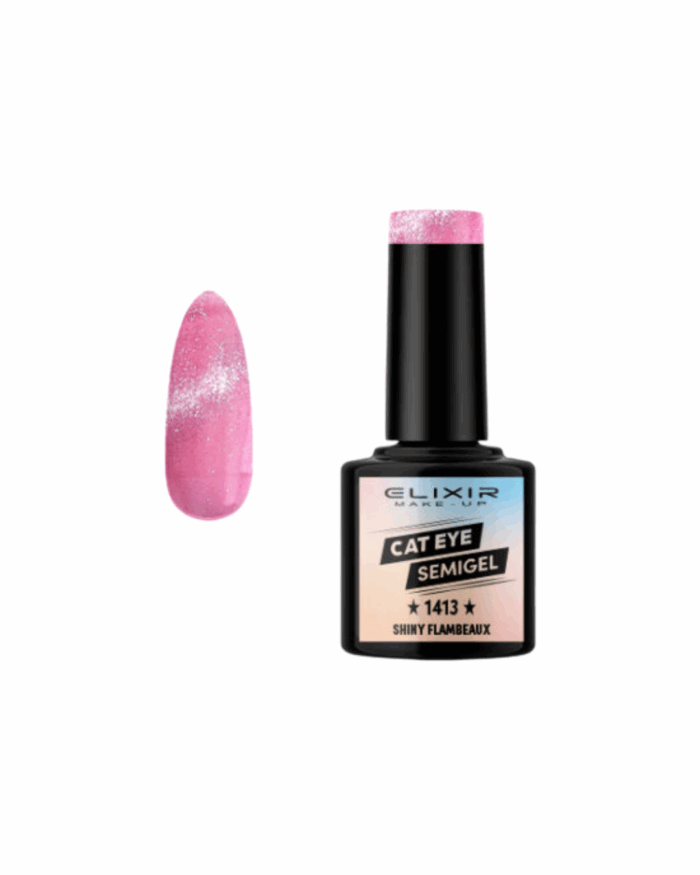 SEMI GEL #1413 CAT EYES SHINY FLAMBEAUX