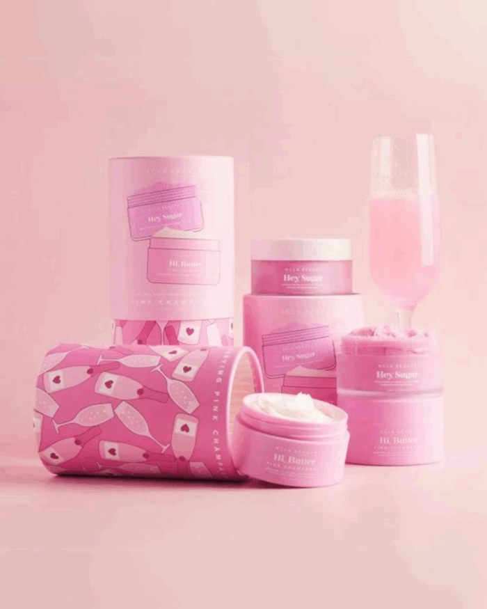 COFFRET PINK CHAMPAGNE DUO DE SOIN – Image 2
