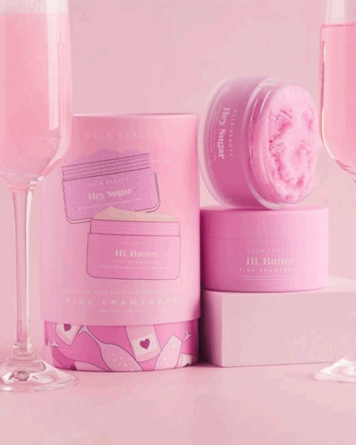 COFFRET PINK CHAMPAGNE DUO DE SOIN – Image 3