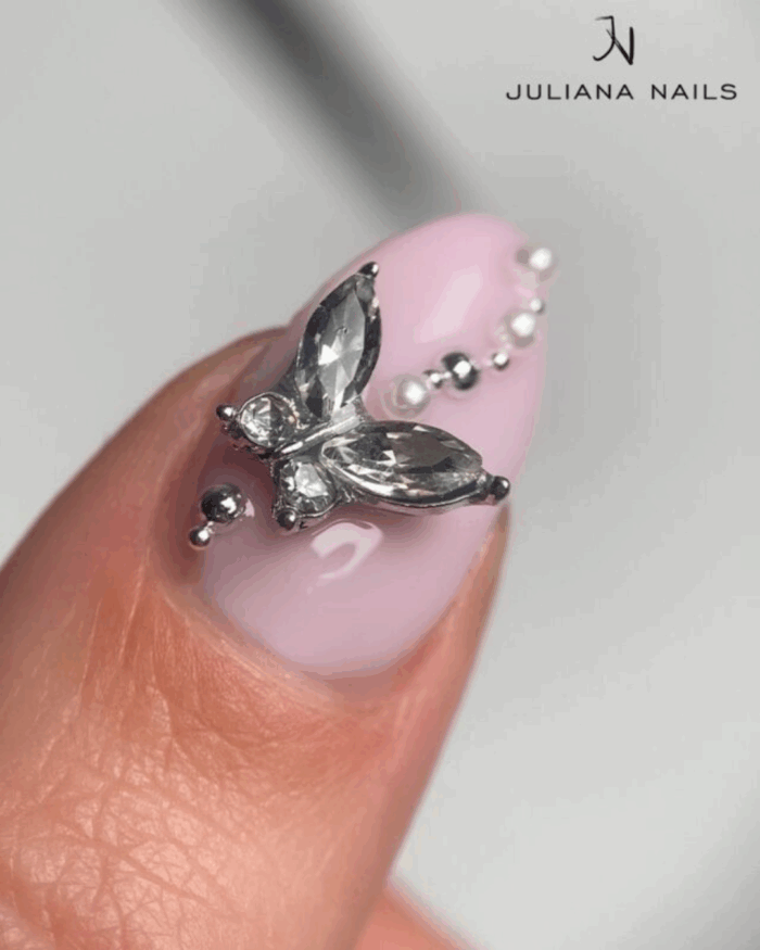 STRASS OVERLAY MIX BUTTERFLY – Image 2