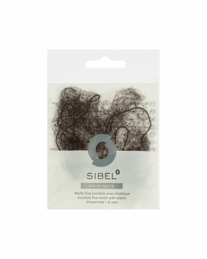 FILET A CHEVEUX CHATAIN FONCE X2