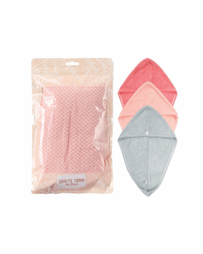 TURBAN DE BAIN MICROFIBRE