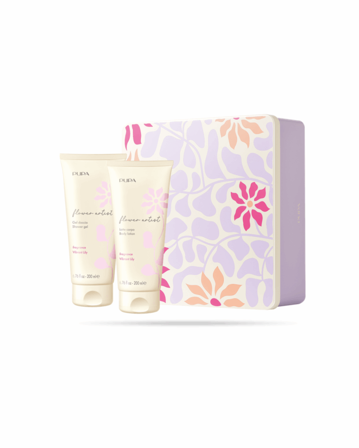FLOWER ARTIST - COFFRET GEL DOUCHE ET LAIT CORPS VIBRANT LILY