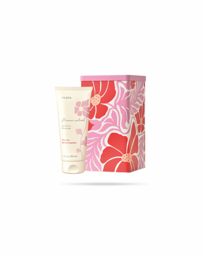FLOWER ARTIST - COFFRET GEL DOUCHE DELICATE COQUELICOT 200ML
