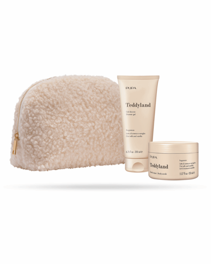 TEDDYLAND - COFFRET GEL DOUCHE ET GOMMAGE LAIT D'AVOINE ET VANILLE