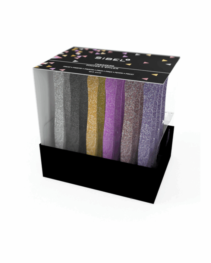 DISPLAY PINCES A EPILER PAILLETTES X24