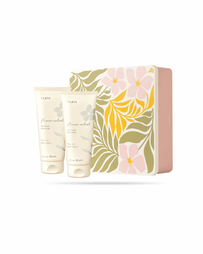 FLOWER ARTIST - COFFRET GEL DOUCHE ET LAIT CORPS BRIGHT SAKURA